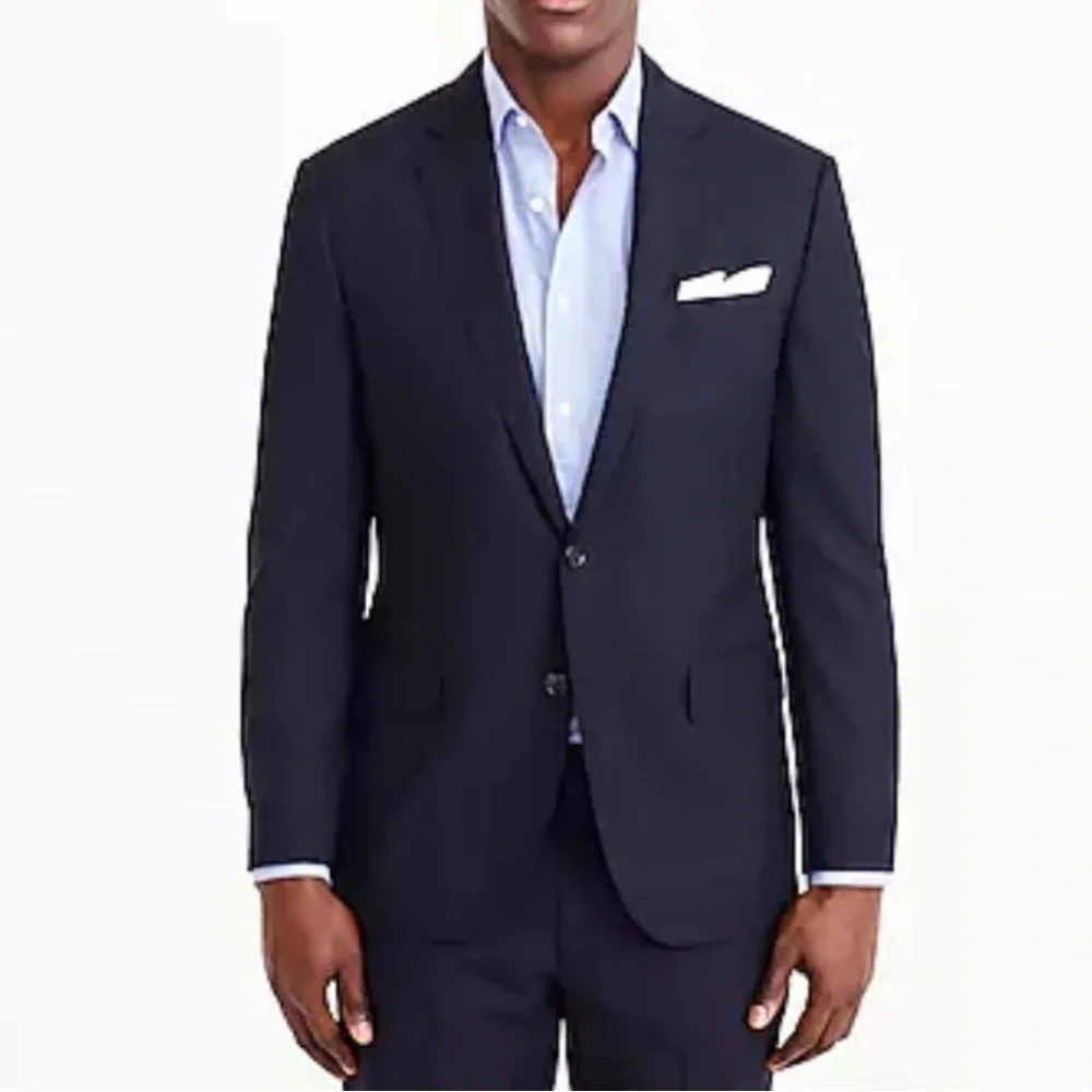 J Crew Crosby Blazer Mens 46L Classic Fit Loro Piana Wool Super 120s Sport Coat